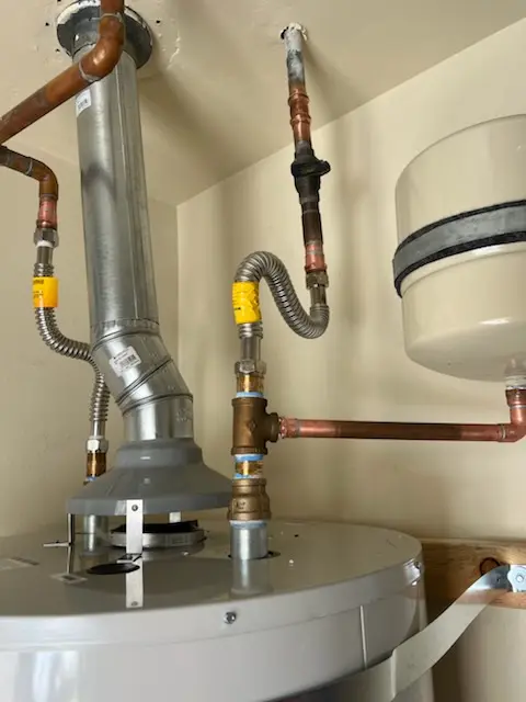 Water heater installation and plumbing repair in Stetson Valley